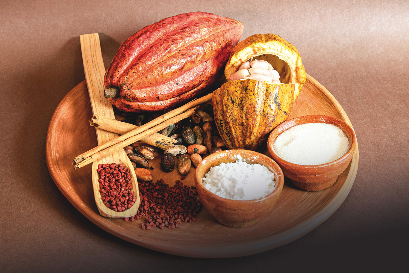 Cacao and traditional ingredients